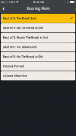 Tennis Add Match - Scoring Rules