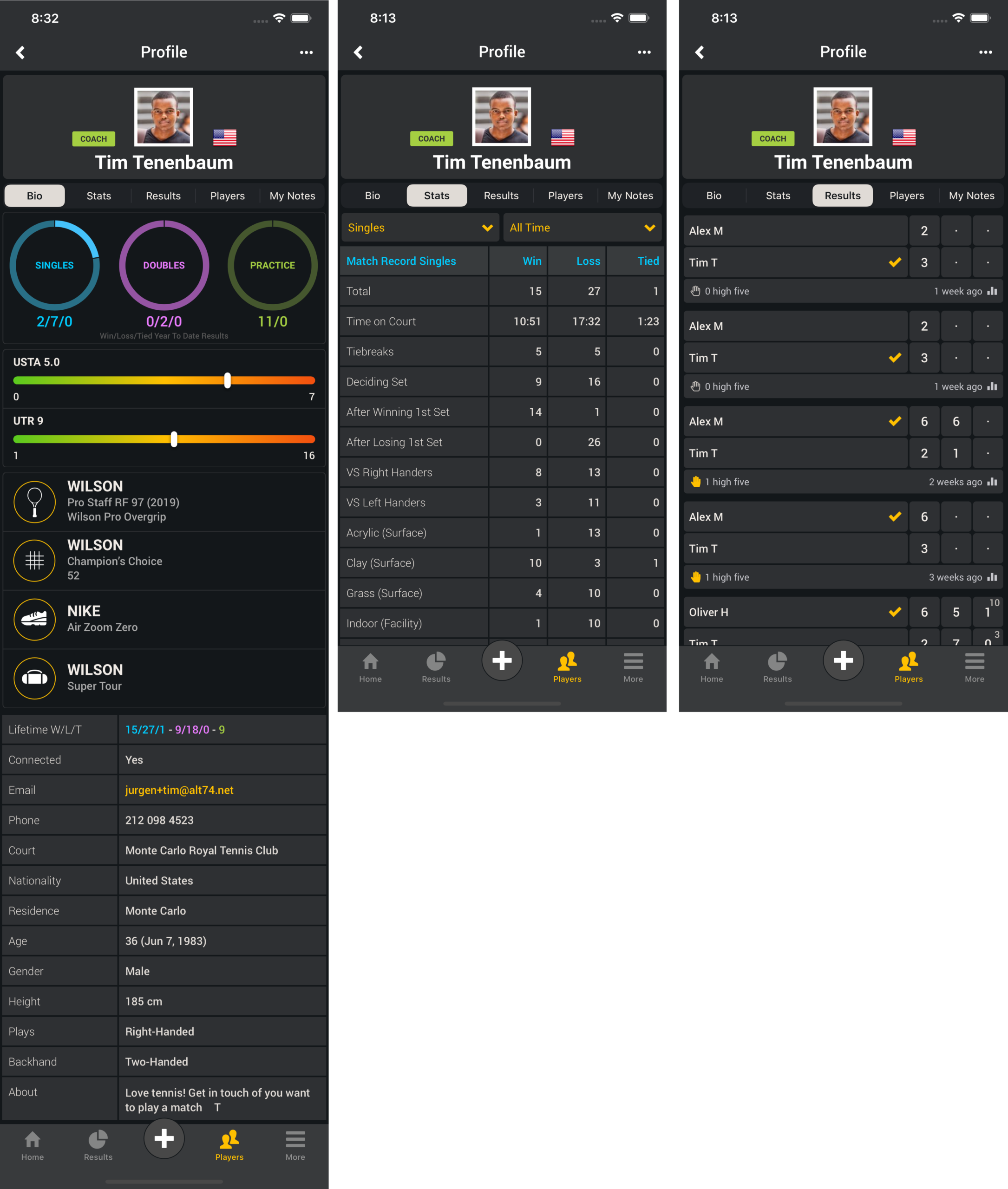 Smashpoint Player Profile