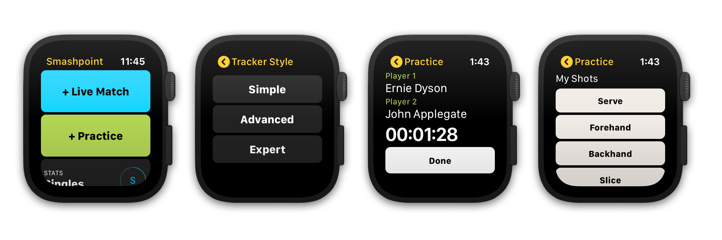 Smashpoint Apple Watch App